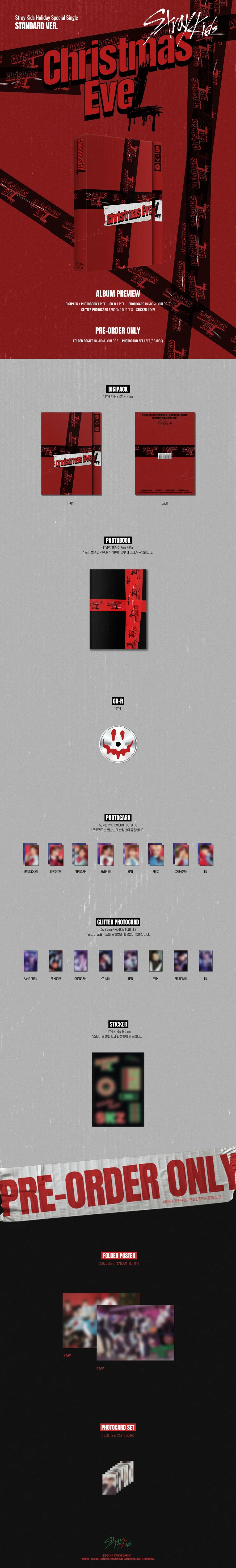 Stray Kids - Christmas EveL - Holiday Special Single Album (Standard Ver.)