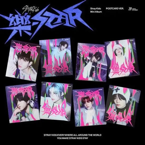 Stray Kids - 樂-STAR (ROCK-STAR) - Mini Album (Postcard Ver.)