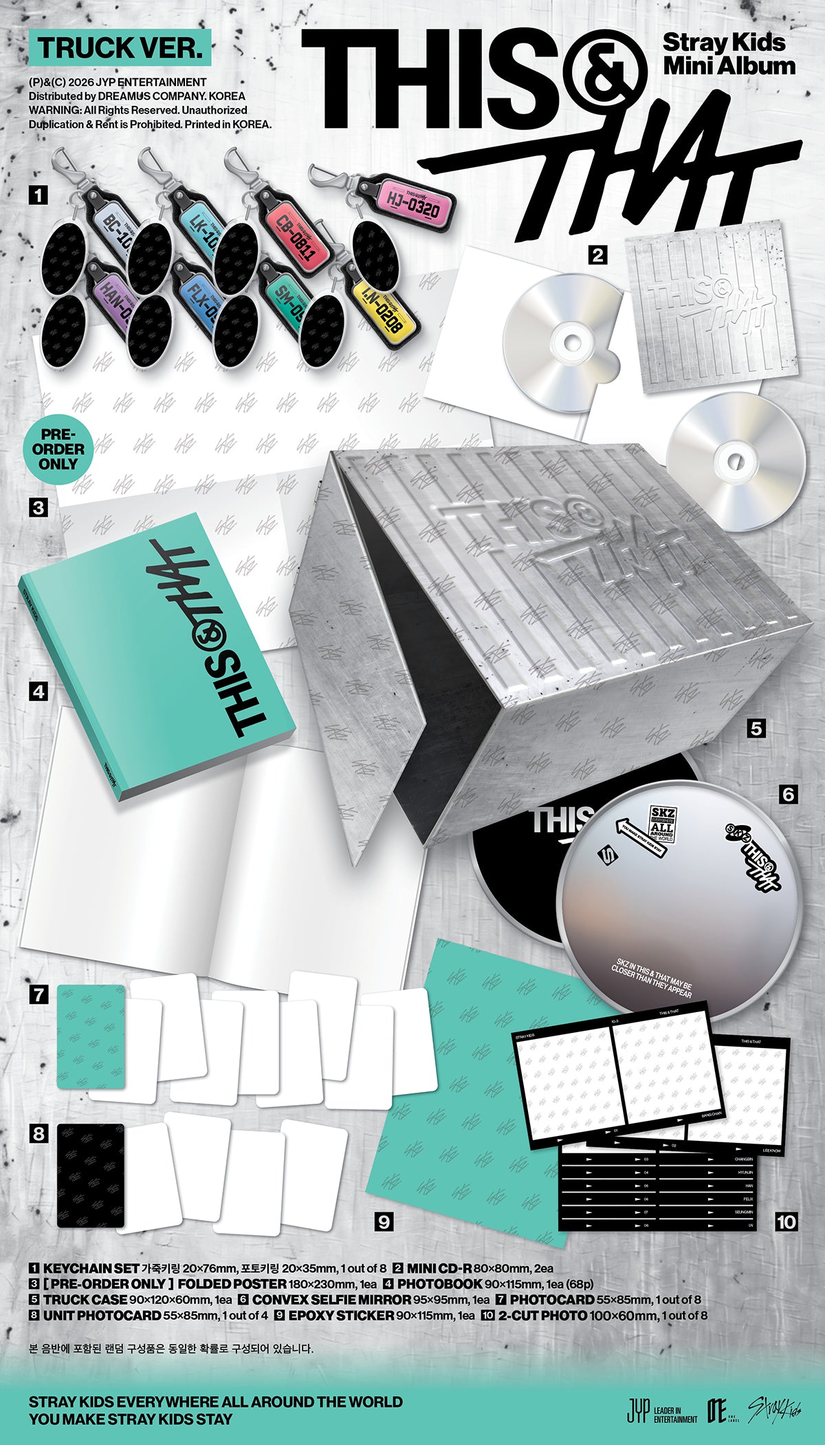 (Pre-Order) Stray Kids - THIS & THAT - Album (TRUCK Ver. / LIMITED)