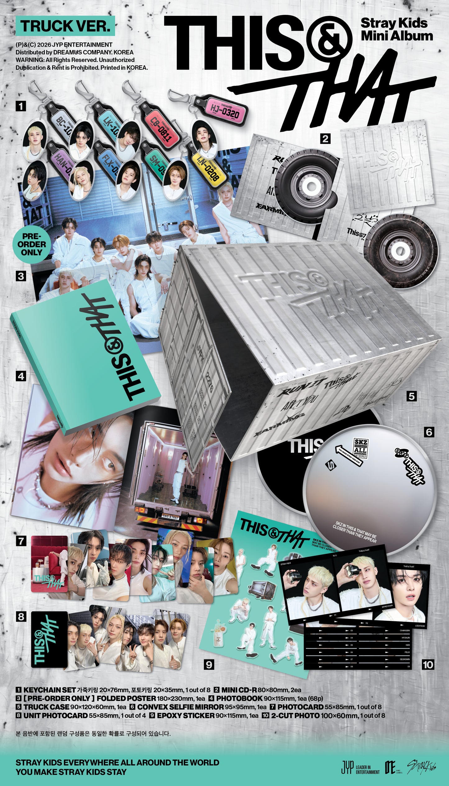 (Pre-Order) Stray Kids - THIS & THAT - Album (TRUCK Ver. / LIMITED)