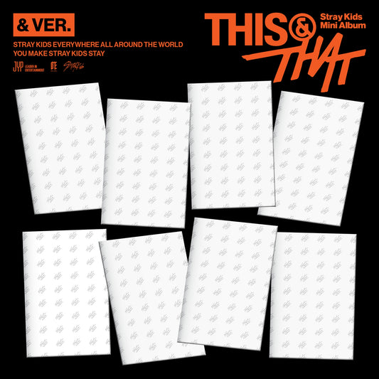 (8 Ver. SET // Pre-Order + POB) Stray Kids - THIS & THAT - Album (& Ver.)