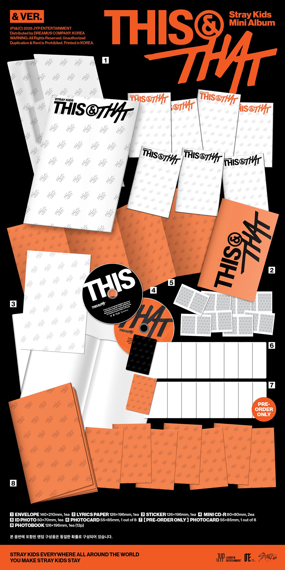 (Pre-Order) Stray Kids - THIS & THAT - Album (& Ver.)