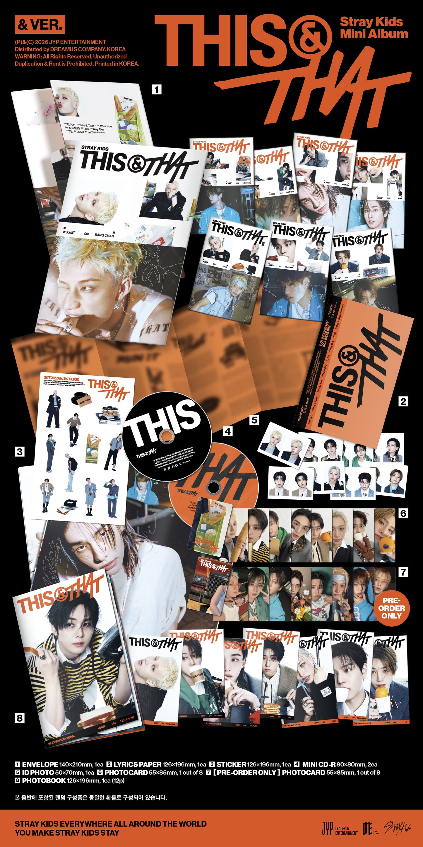 (Pre-Order) Stray Kids - THIS & THAT - Album (& Ver.)