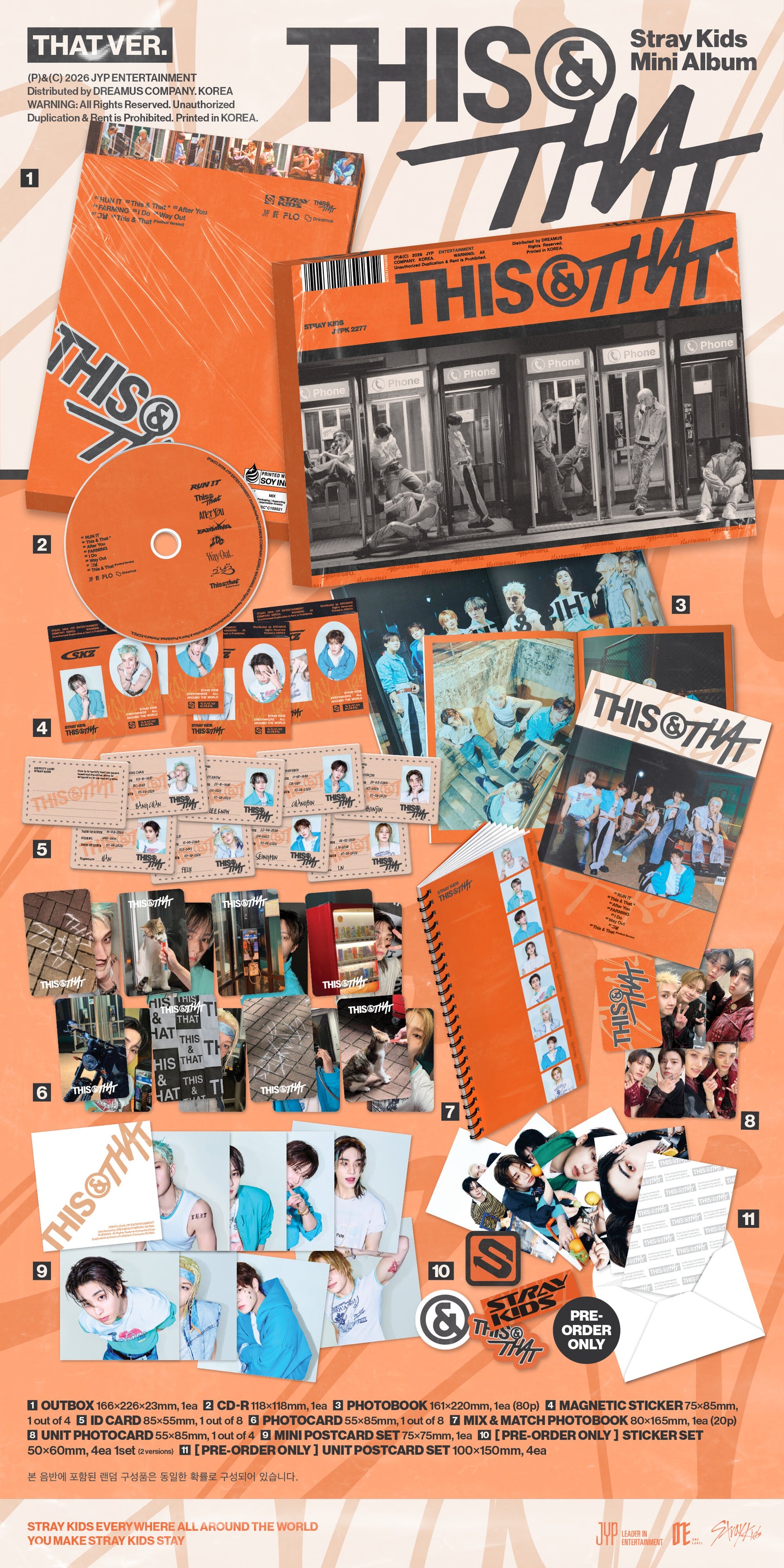 (Pre-Order) Stray Kids - THIS & THAT - Album (THIS, THAT Ver.)