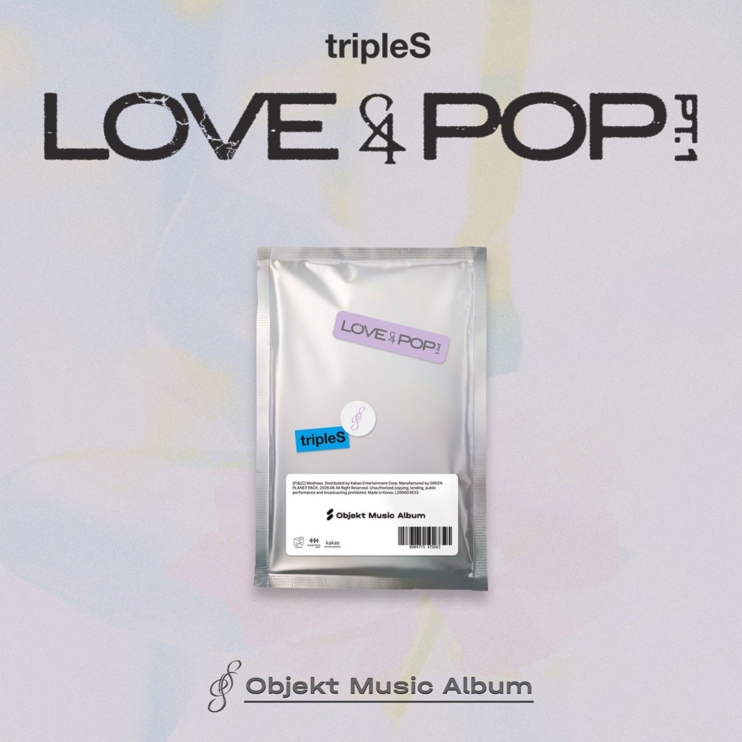 (Pre-Order) tripleS - LOVE&POP pt. 1 - Album (Objekt Music Album)
