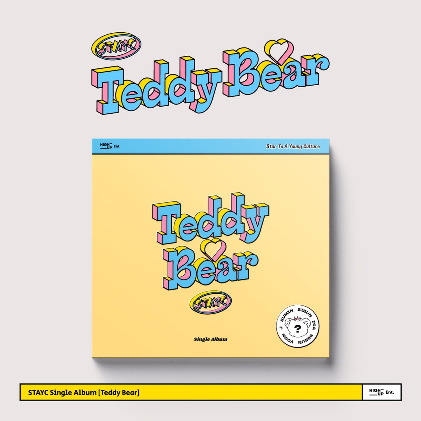 STAYC - Teddy Bear - 4th Single Album (Digipack Ver.)