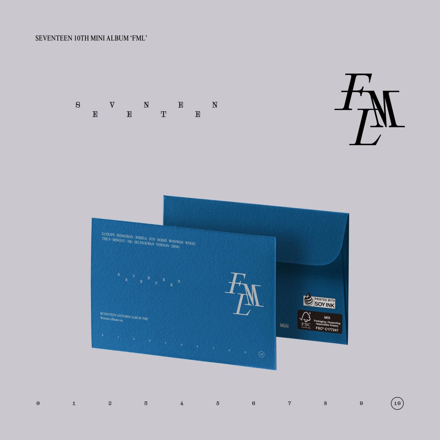 SEVENTEEN - FML - 10th Mini Album (Weverse Albums Ver.)