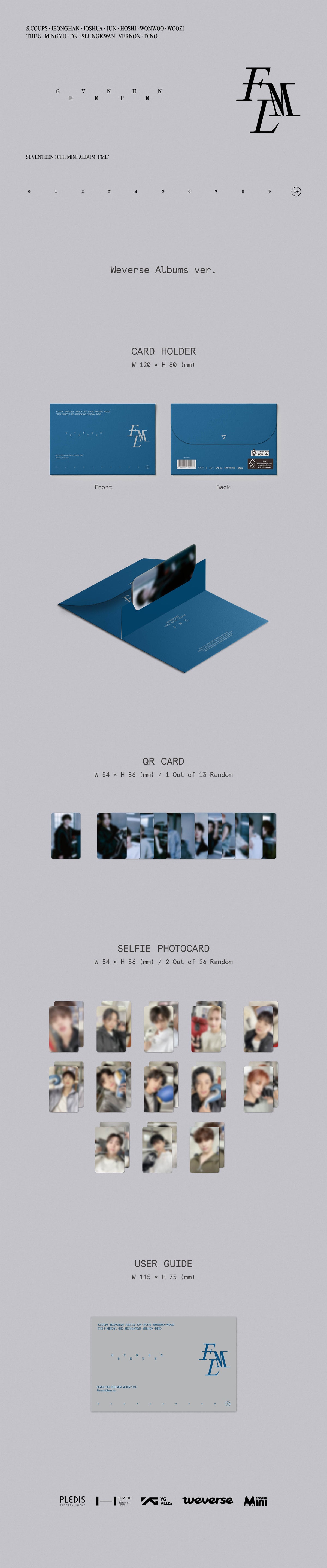 SEVENTEEN - FML - 10th Mini Album (Weverse Albums Ver.)