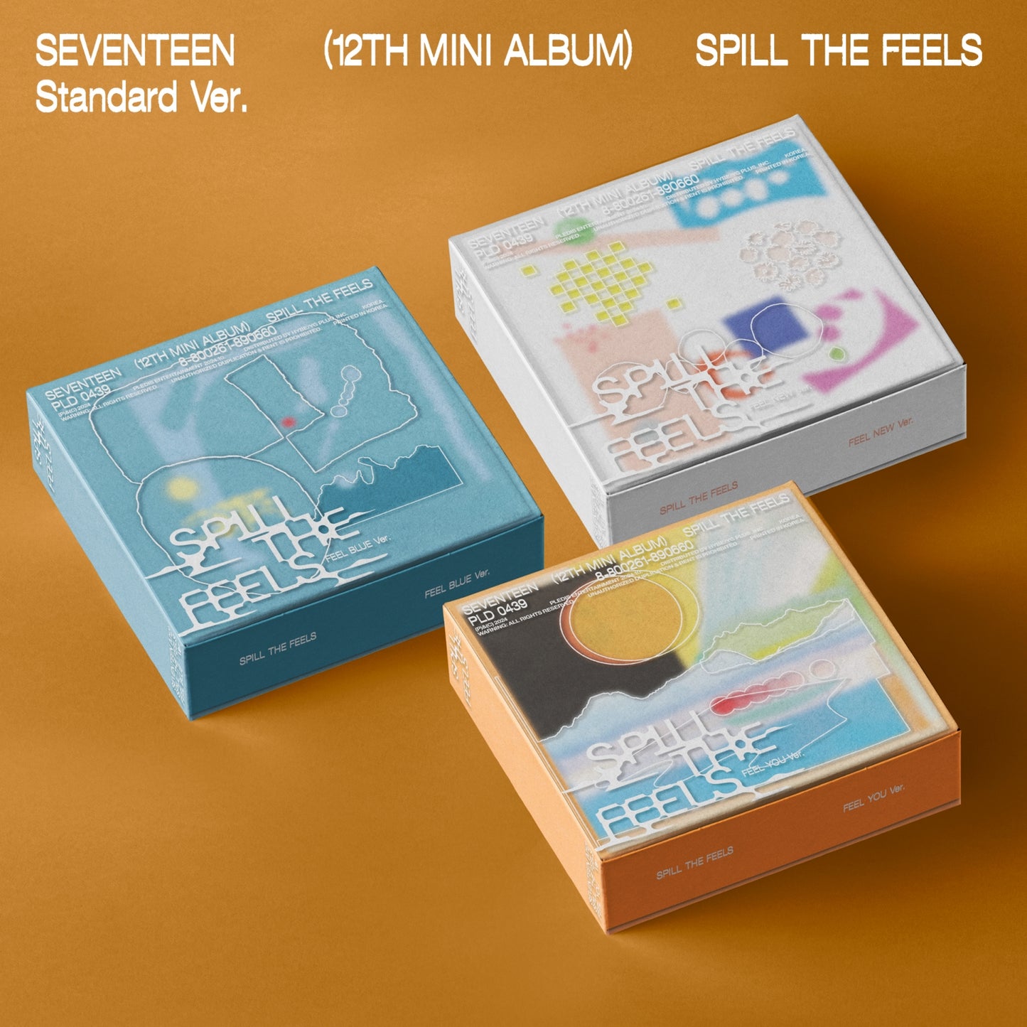 SEVENTEEN - SPILL THE FEELS - 12th Mini Album (Standard Ver.)