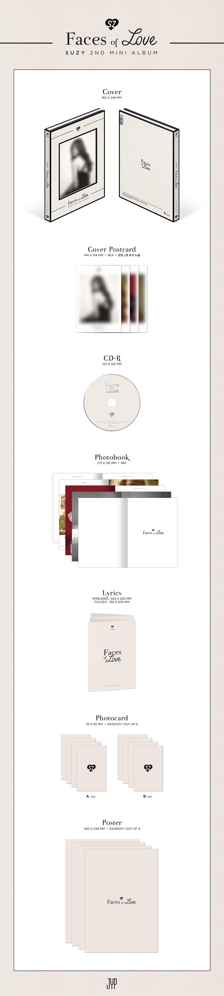 SUZY (Miss A) - FACES OF LOVE - 2nd Mini Album