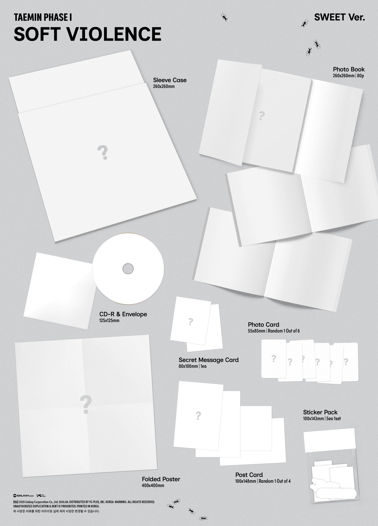 (Pre-Order) TAEMIN - PHASE I : Soft Violence - Album (Photobook Ver.)