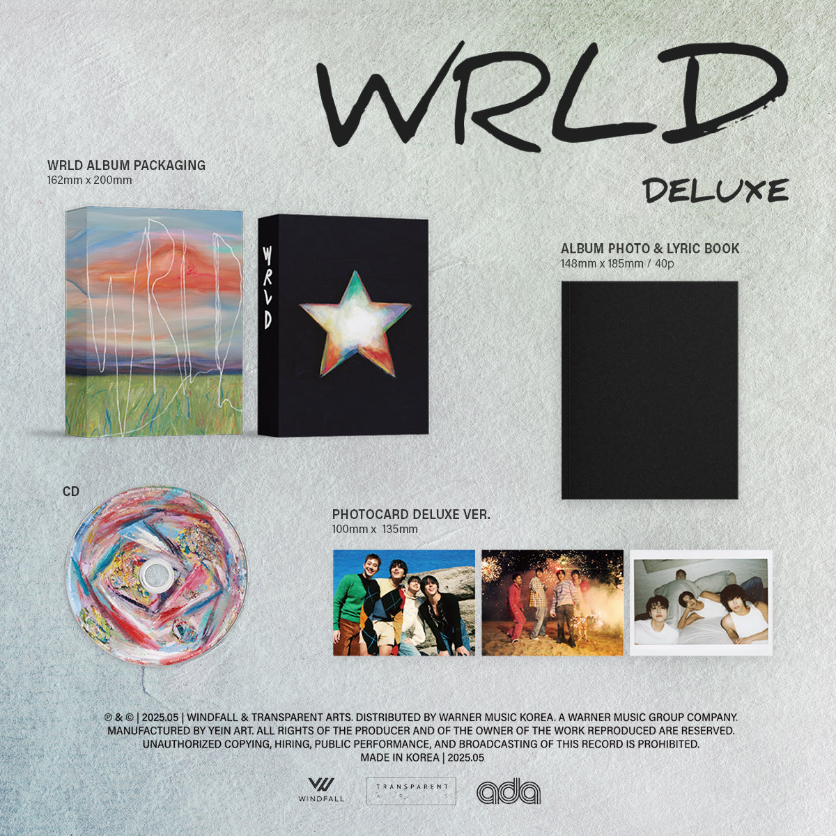 THE ROSE - WRLD - Album (Deluxe Ver.)