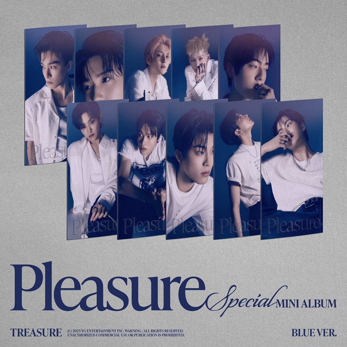 TREASURE - PLEASURE - Special Mini Album (Blue Ver.)