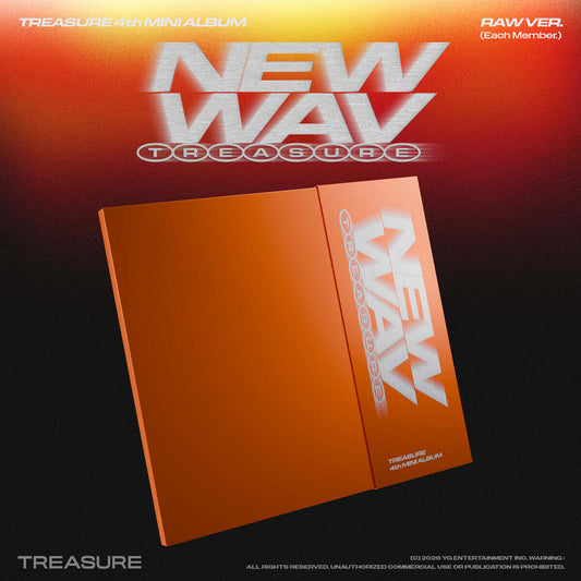 (Pre-Order) TREASURE - NEW WAV - 4th Mini Album (RAW Ver.)