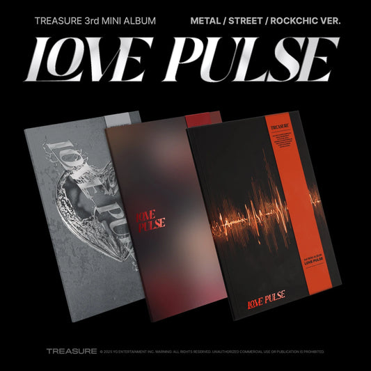 TREASURE - LOVE PULSE - 3rd Mini Album (Standard Ver.)