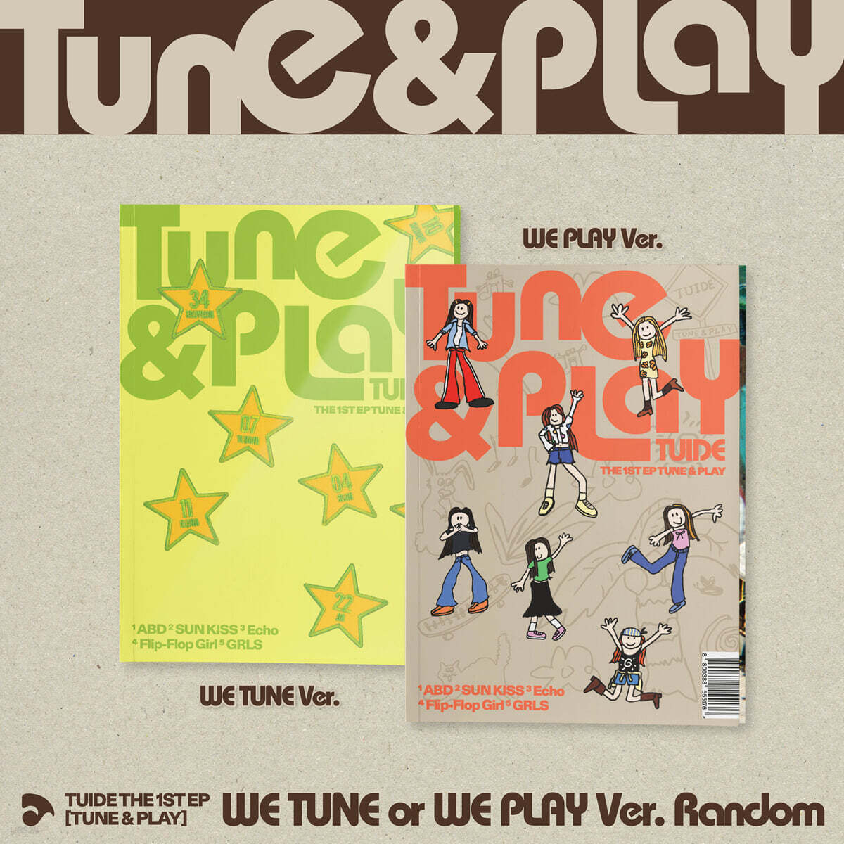 (Pre-Order) TUIDE - TUNE & PLAY - 1st EP Album (Standard Ver.)