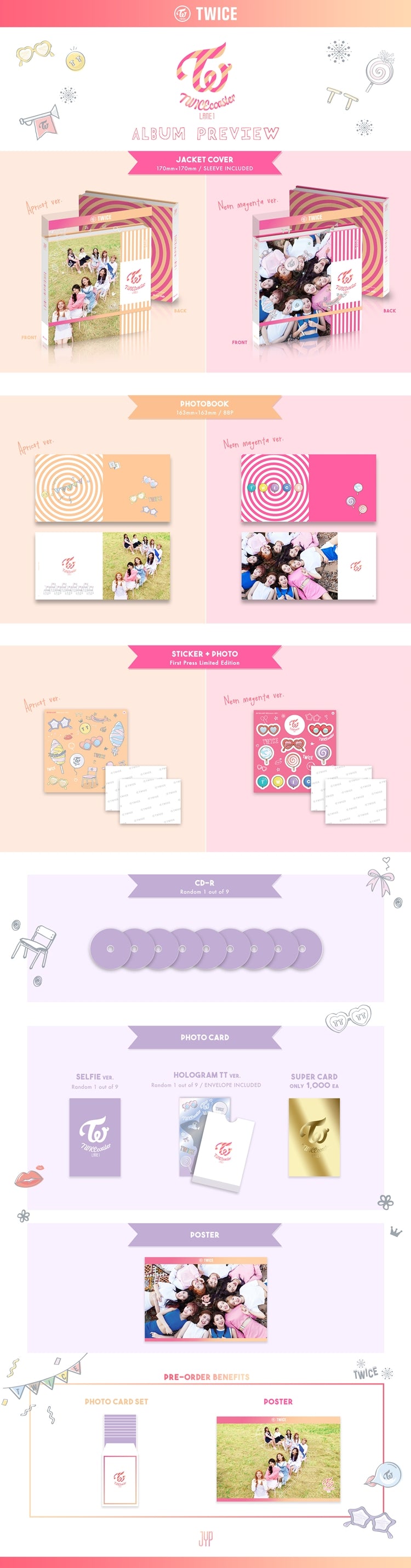 TWICE - TWICEcoaster : LANE 1 - 3rd Mini Album