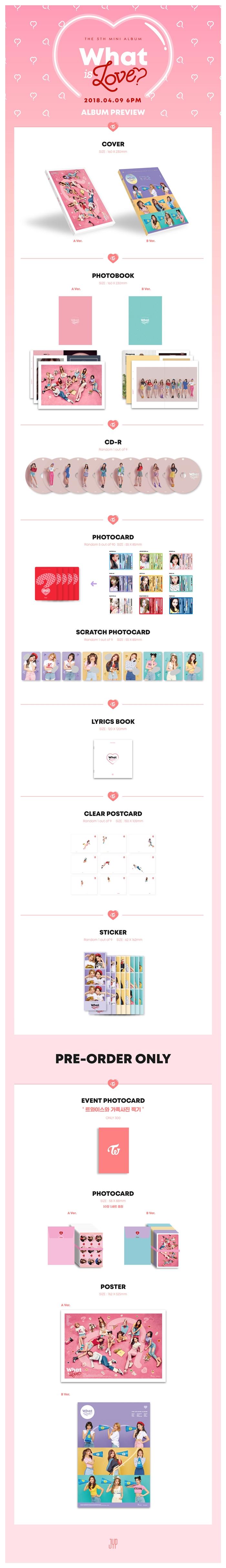 TWICE - What Is Love - 5th Mini Album