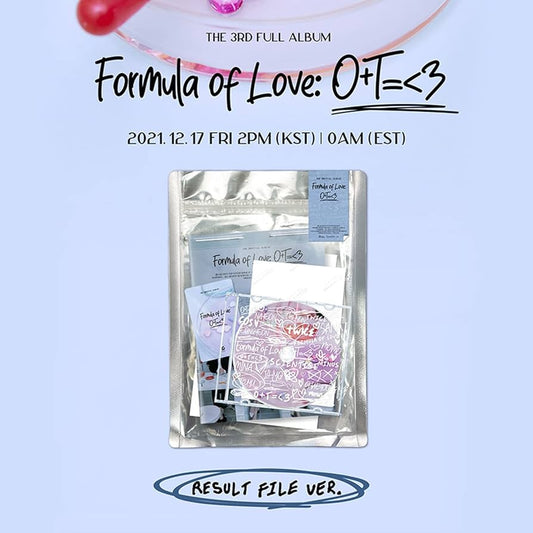 TWICE - Formula of Love: O+T=<3 - 3rd Full Album (Result File Ver.)