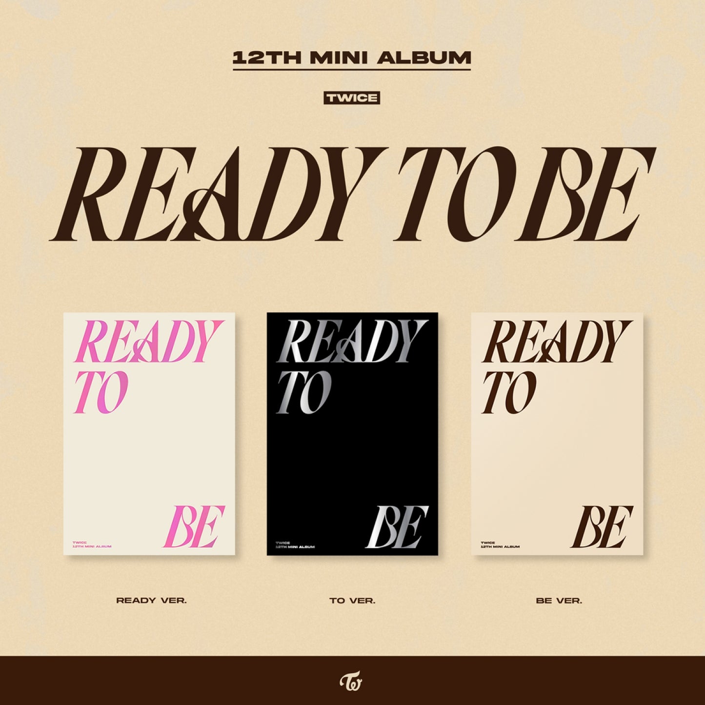 TWICE - READY TO BE - 12th Mini Album (Standard Ver.)