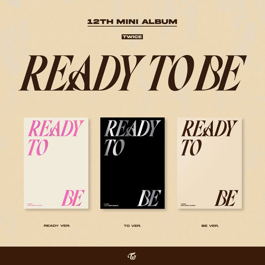 TWICE - READY TO BE - 12th Mini Album (Standard Ver.)