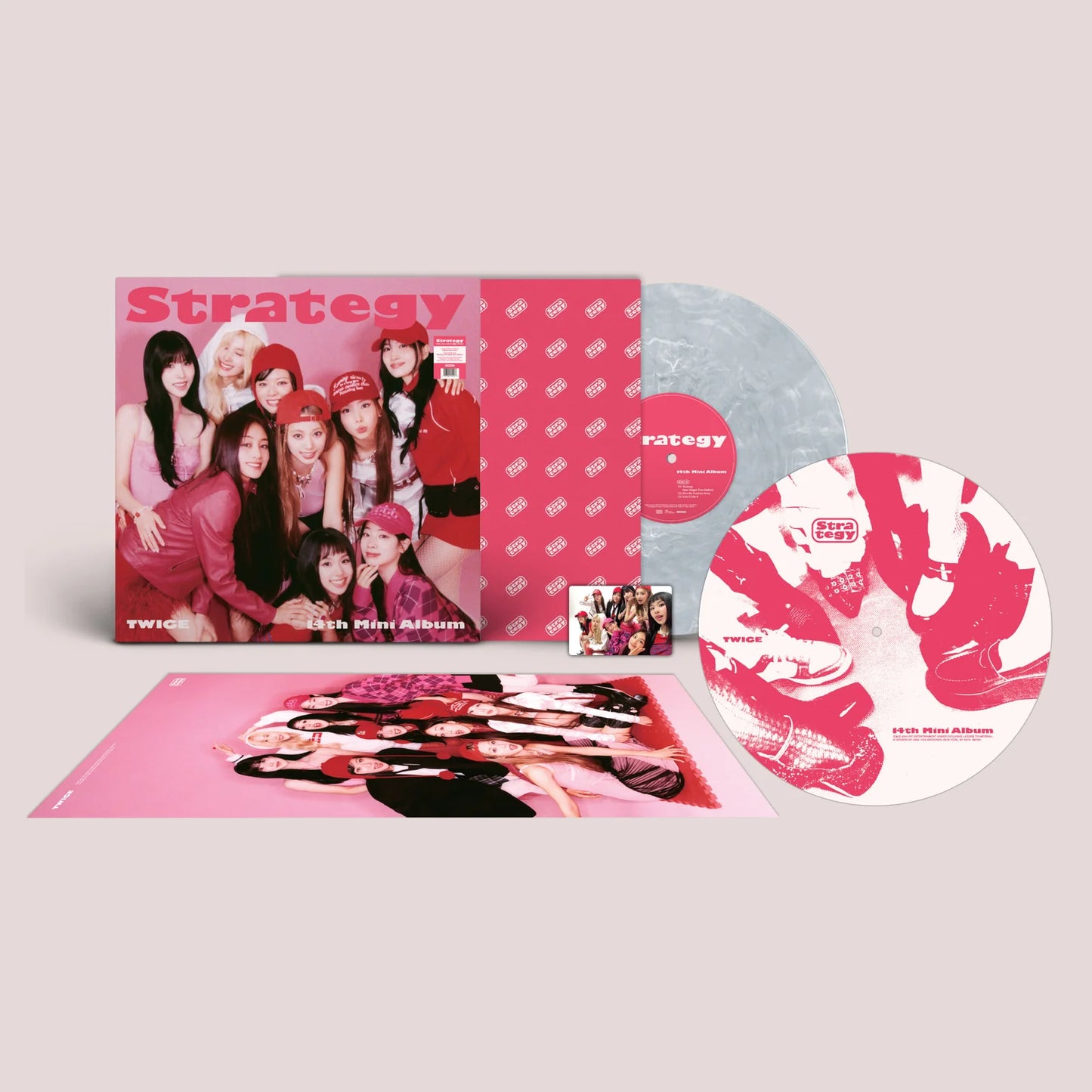 TWICE - STRATEGY - 14th Mini Album (Sugar Frost Vinyl Ver.)