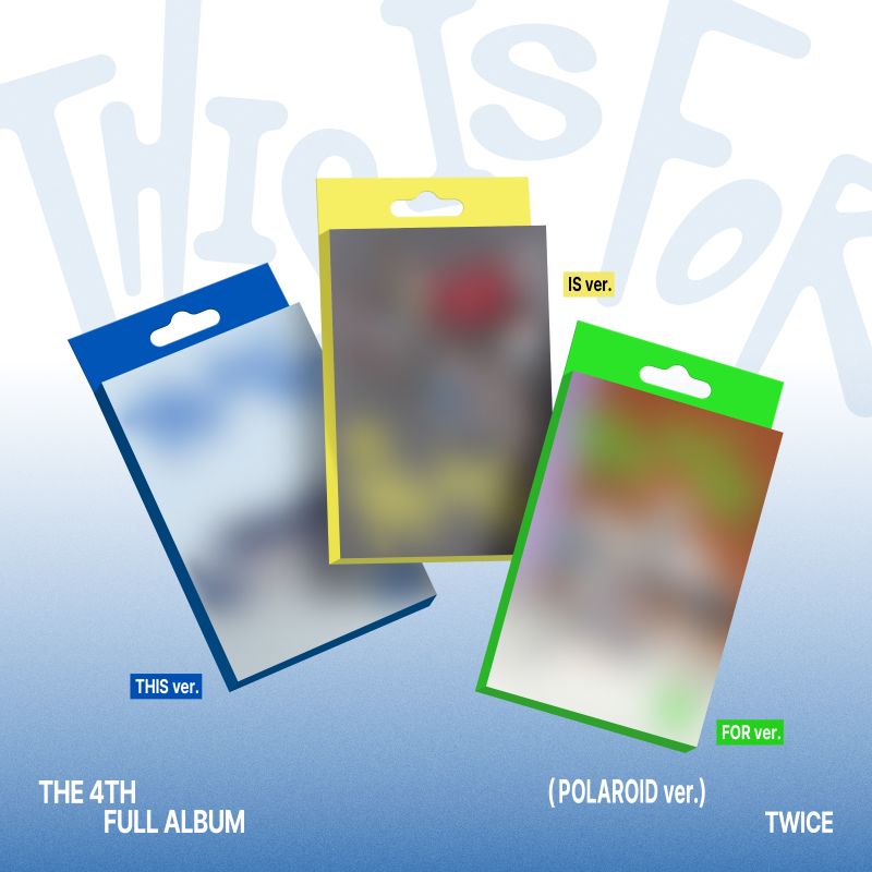 TWICE - THIS IS FOR - 4th Album (POLAROID Ver.)
