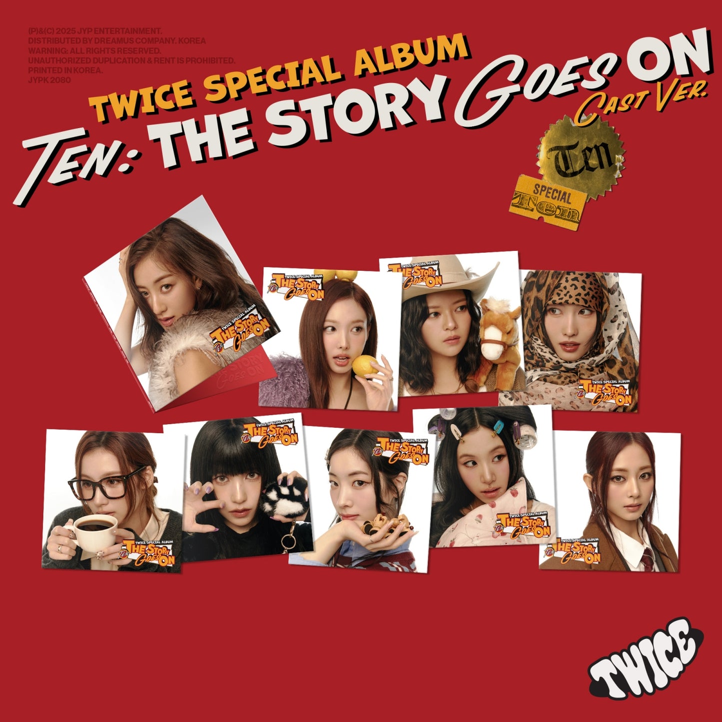 TWICE - TEN: The Story Goes On - Special Album (Cast Ver.)