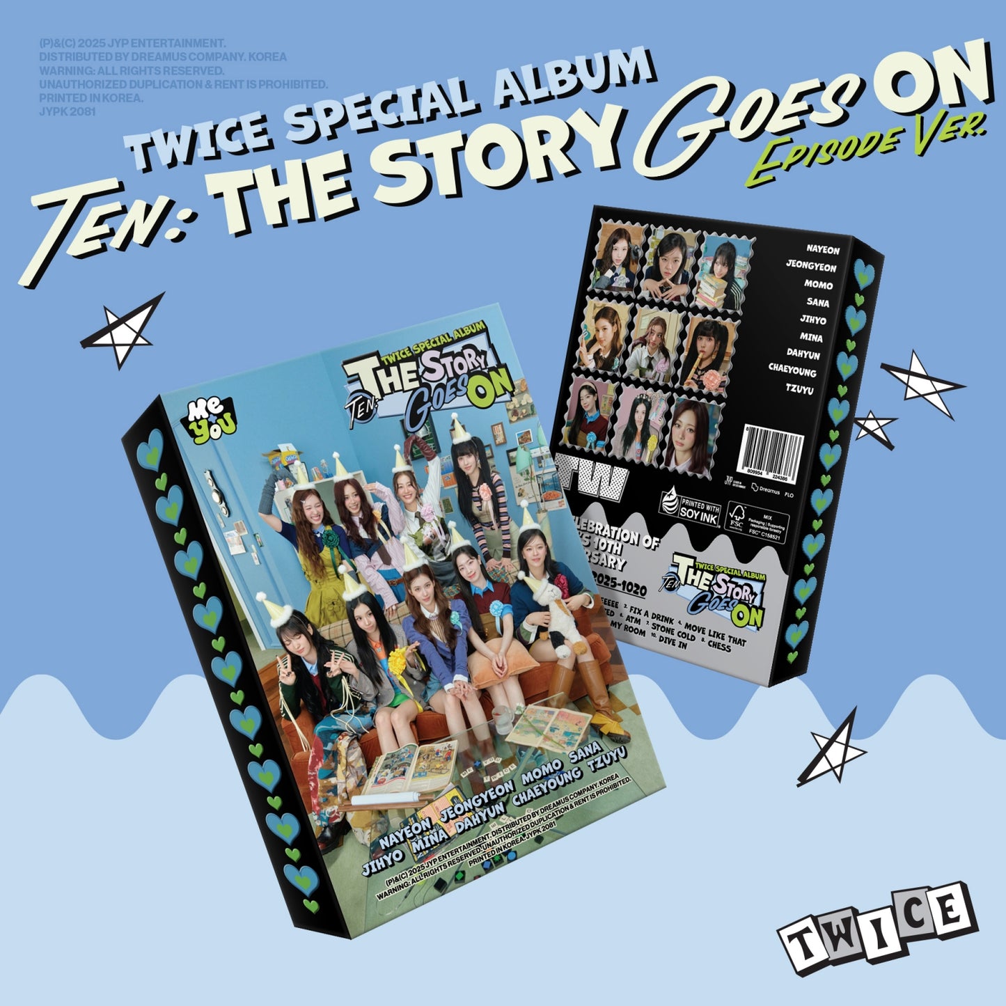 TWICE - TEN: The Story Goes On - Special Album (Episode Ver.)