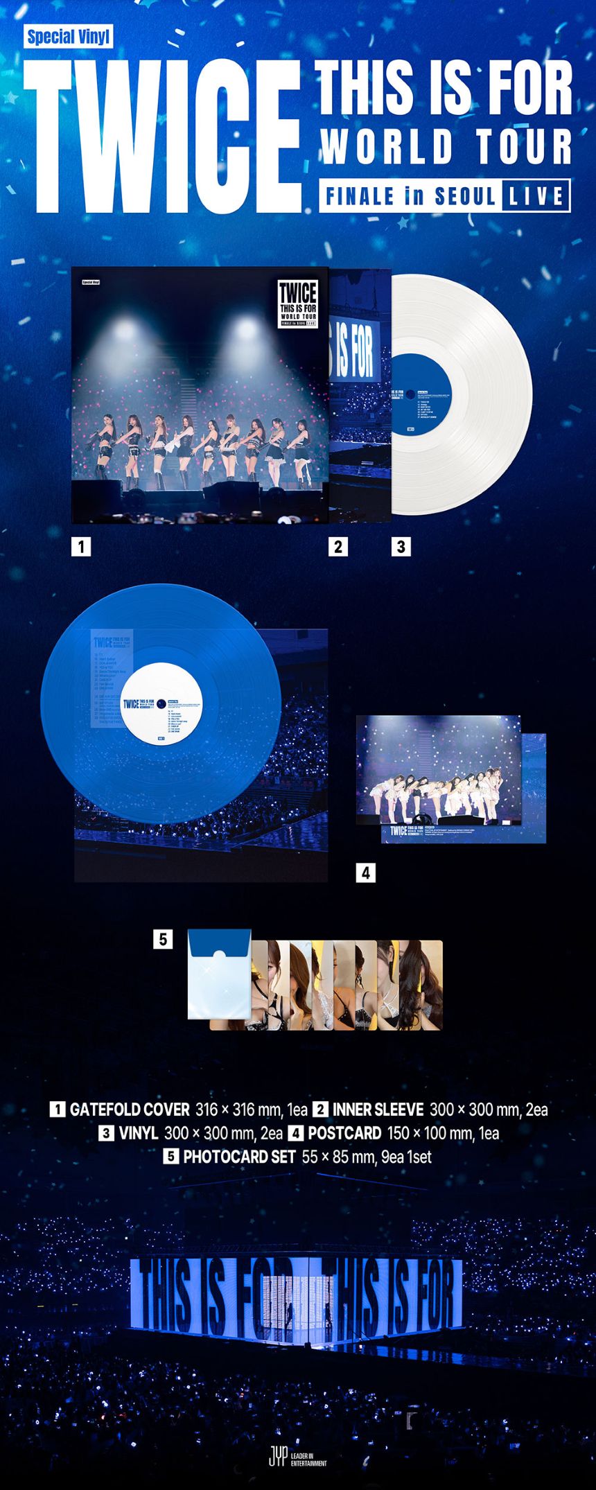 (Pre-Order) TWICE - THIS IS FOR WORLD TOUR FINALE in Seoul LIVE (Special LP Ver.)