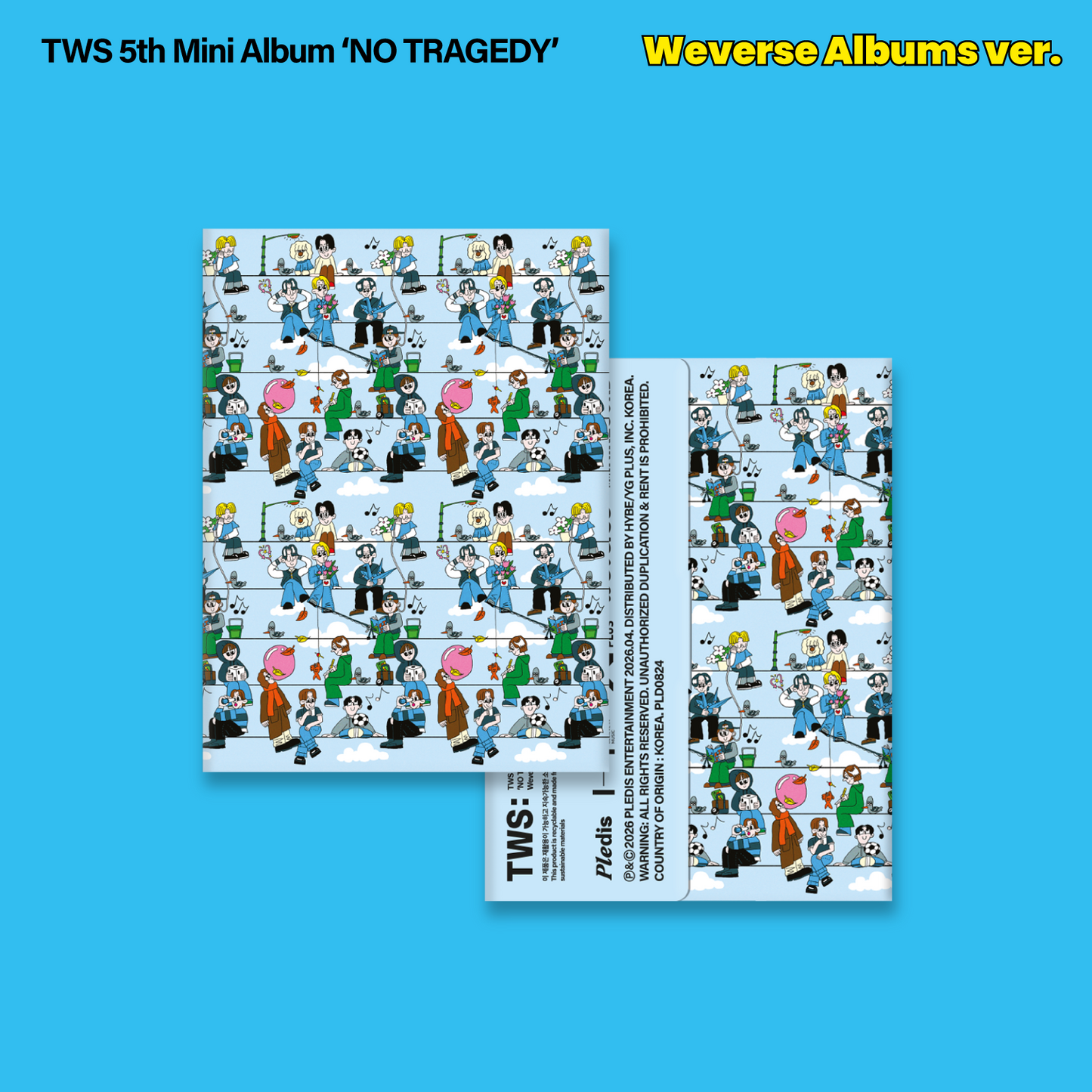 TWS - NO TRAGEDY - 5th Mini Album (Weverse Albums Ver.)