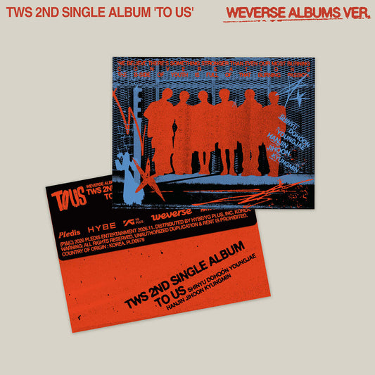 (Pre-Order) TWS - TO US - 2nd Single Album (Weverse Albums Ver.)