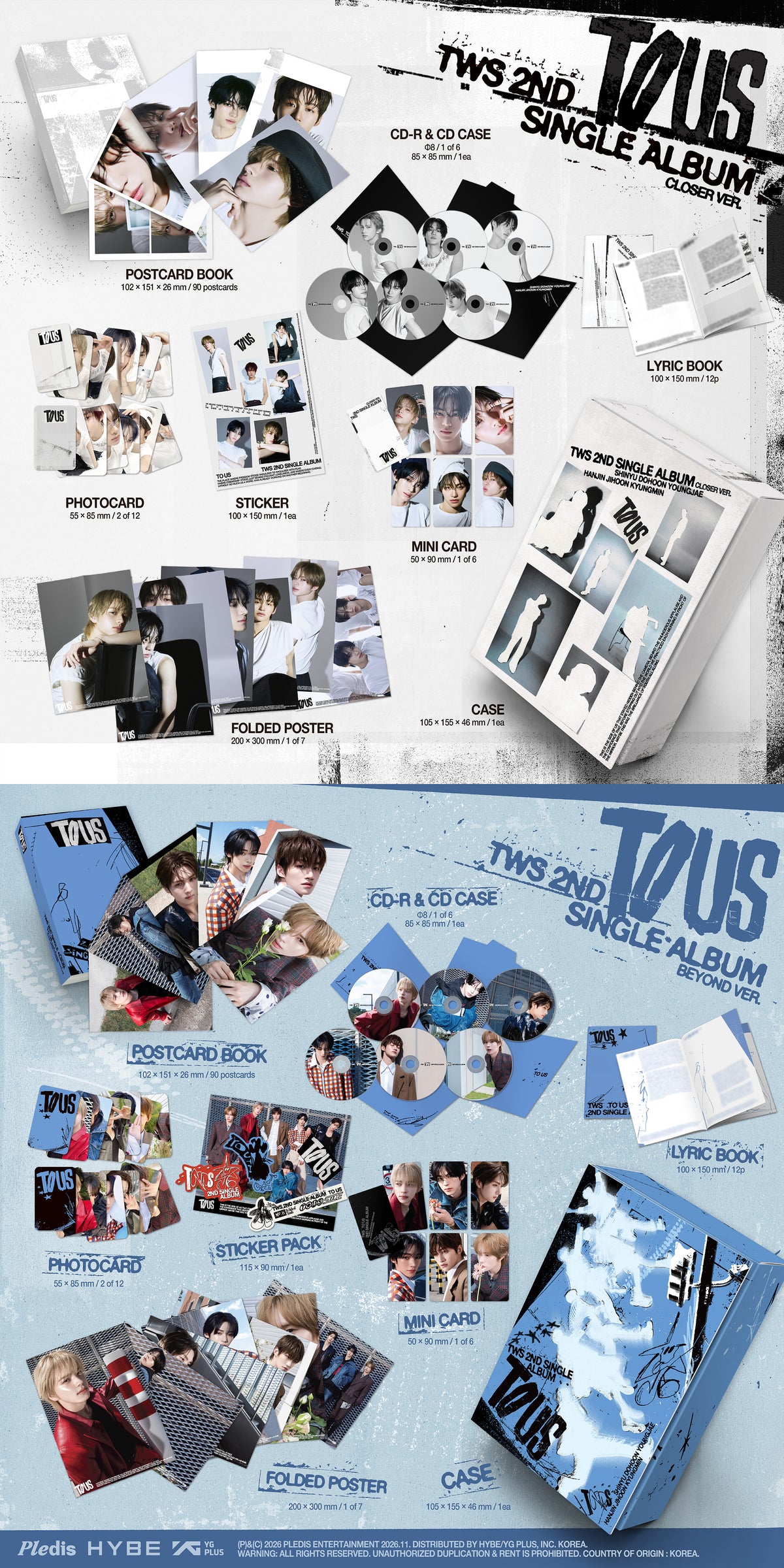 (Pre-Order) TWS - TO US - 2nd Single Album (Standard Ver.)