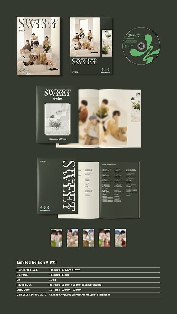 TXT - Sweet - Japanese 2nd Album (Limited Edition A)