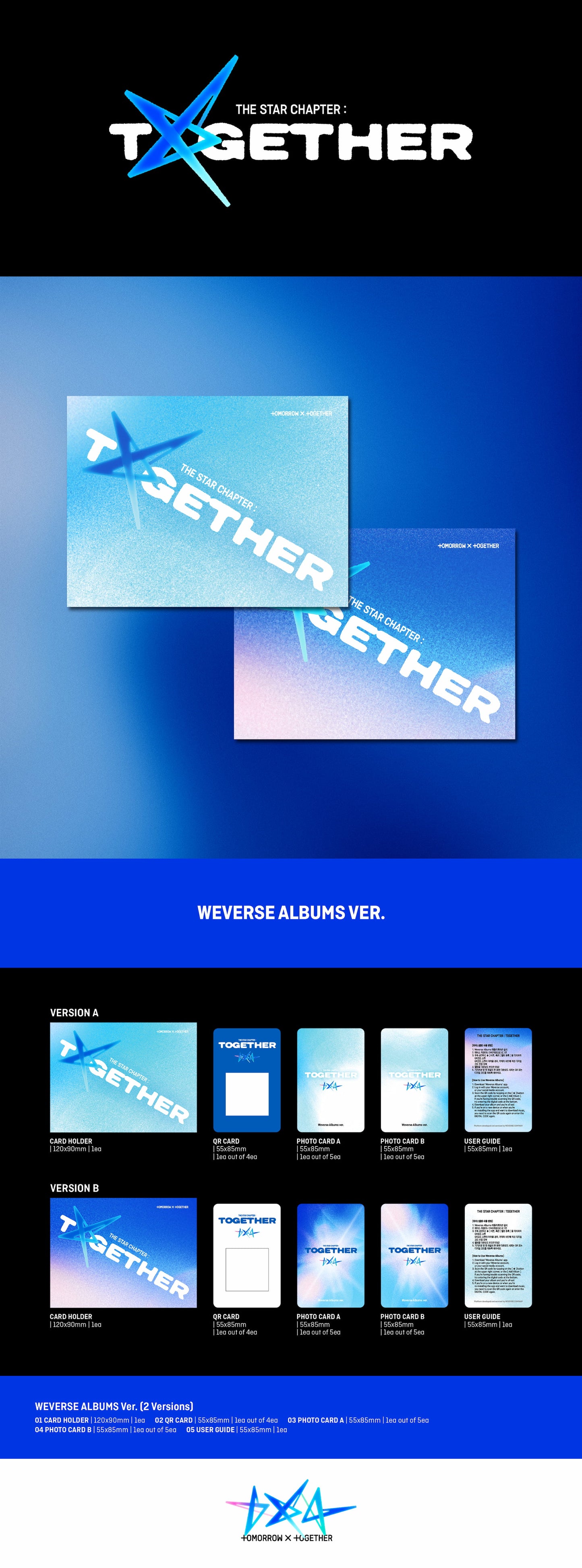 TXT - THE STAR CHAPTER : TOGETHER - Album (Weverse Albums Ver.)
