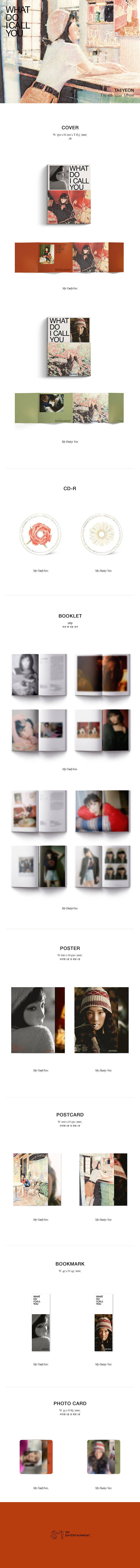 TAEYEON (Girls’ Generation) - What Do I Call You - 4th Mini Album