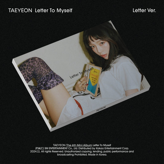 TAEYEON (Girls' Generation) - Letter To Myself - 6th Mini Album (Letter Ver.)