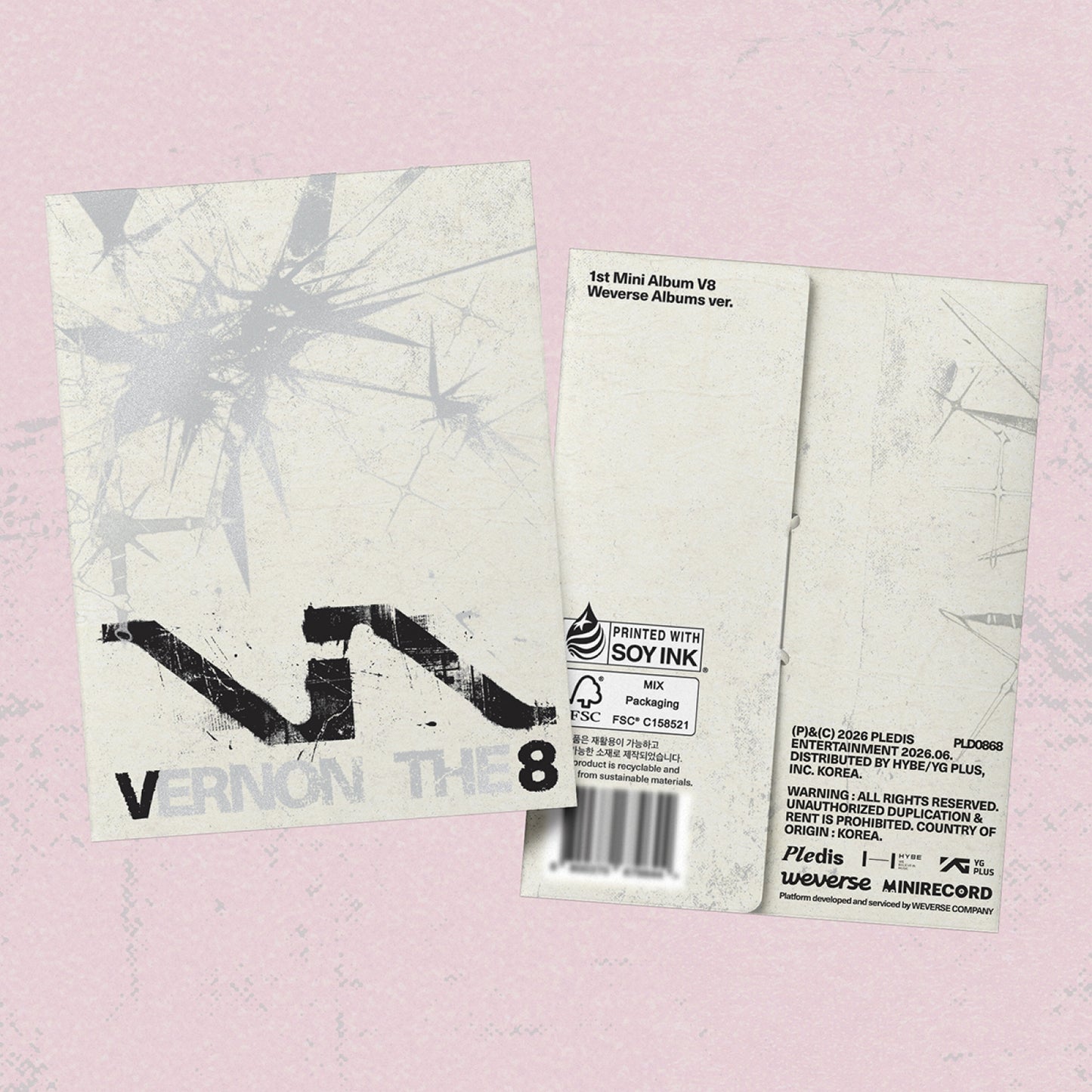(Pre-Order) V8 (SEVENTEEN) - V8 - 1st Mini Album (Weverse Albums Ver.)