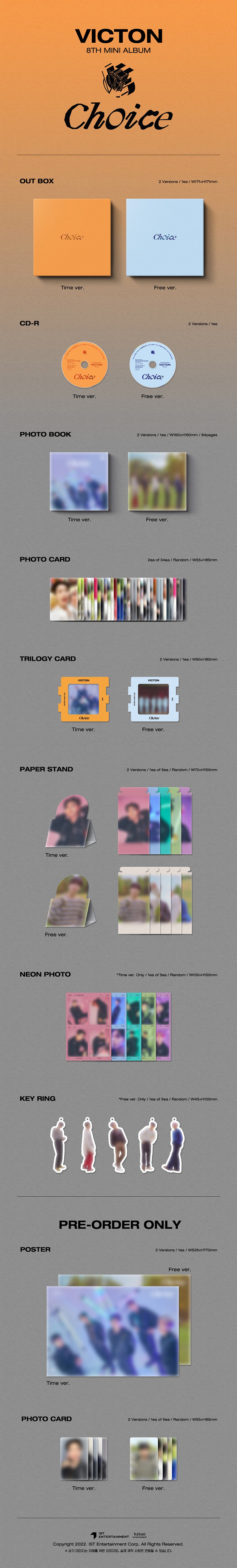 VICTON - Choice - 8th Mini Album (Standard Ver.)