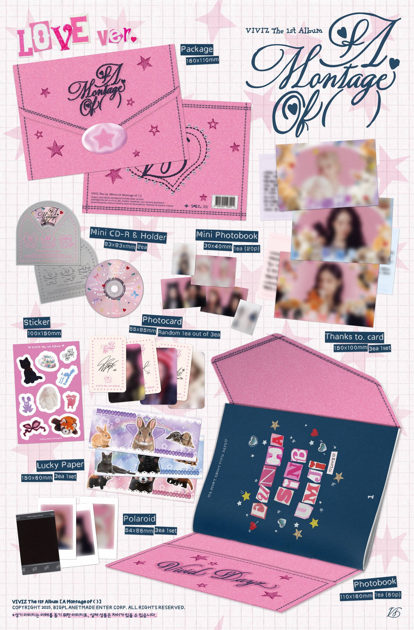 VIVIZ - A Montage of ( ) - 1st Album (LOVE Ver.)
