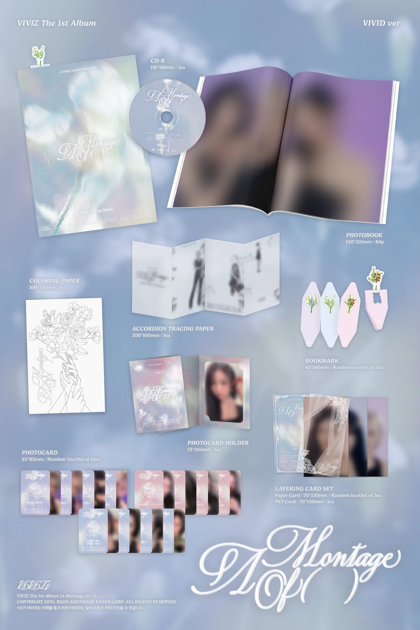 VIVIZ - A Montage of ( ) - 1st Album (Standard Ver.)