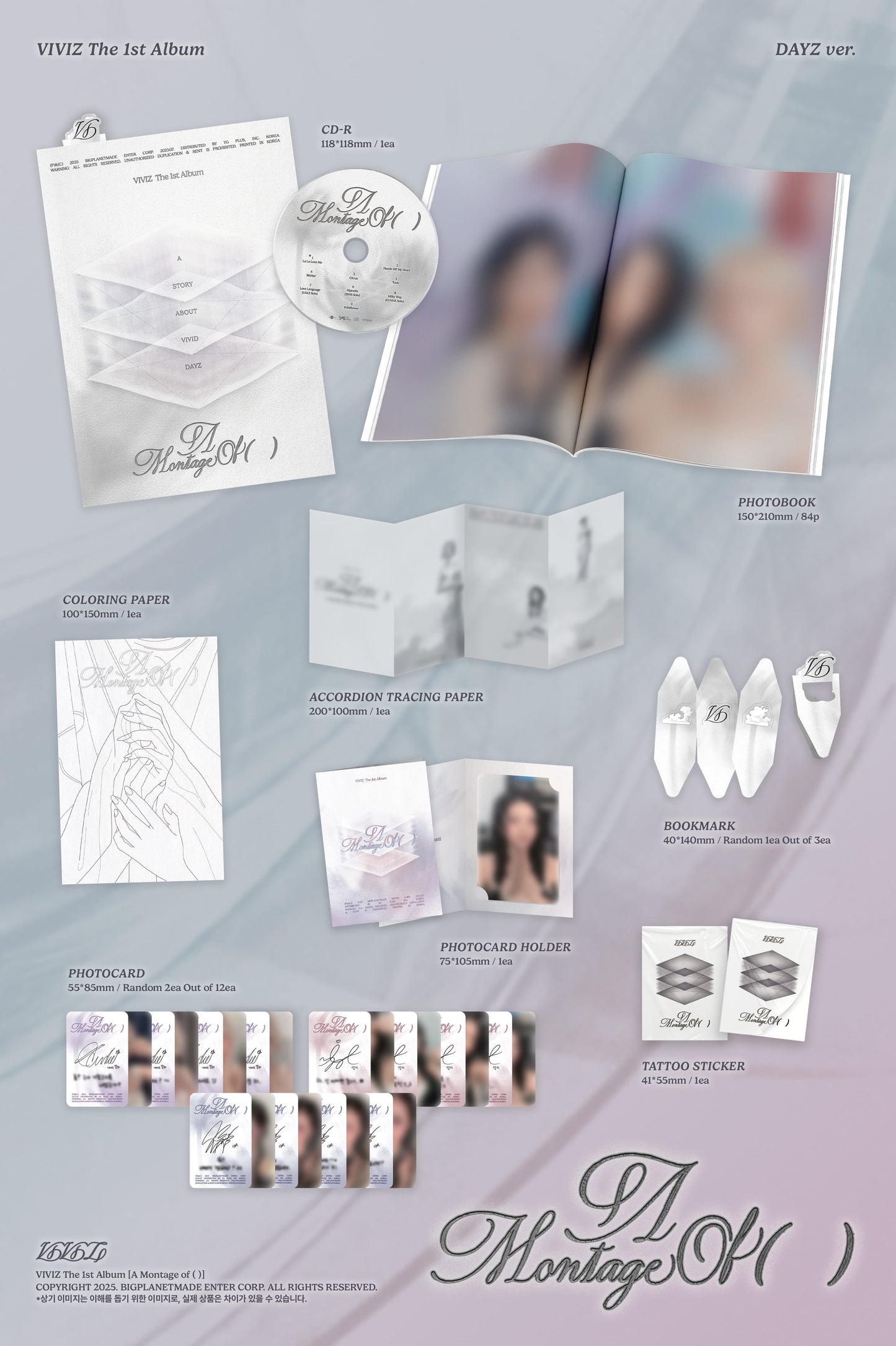 VIVIZ - A Montage of ( ) - 1st Album (Standard Ver.)