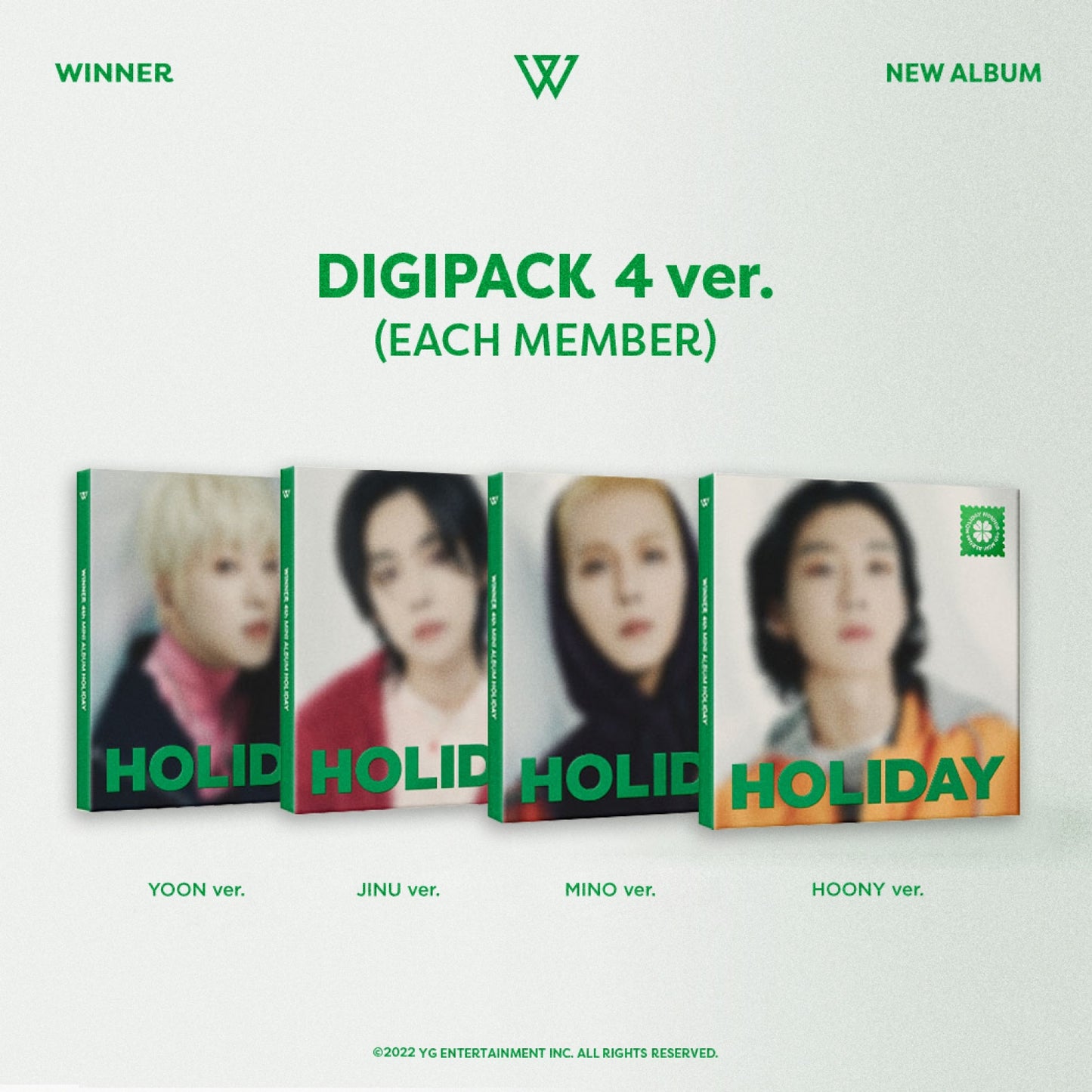 WINNER - Holiday - 4th Mini Album (Digipack Ver.)