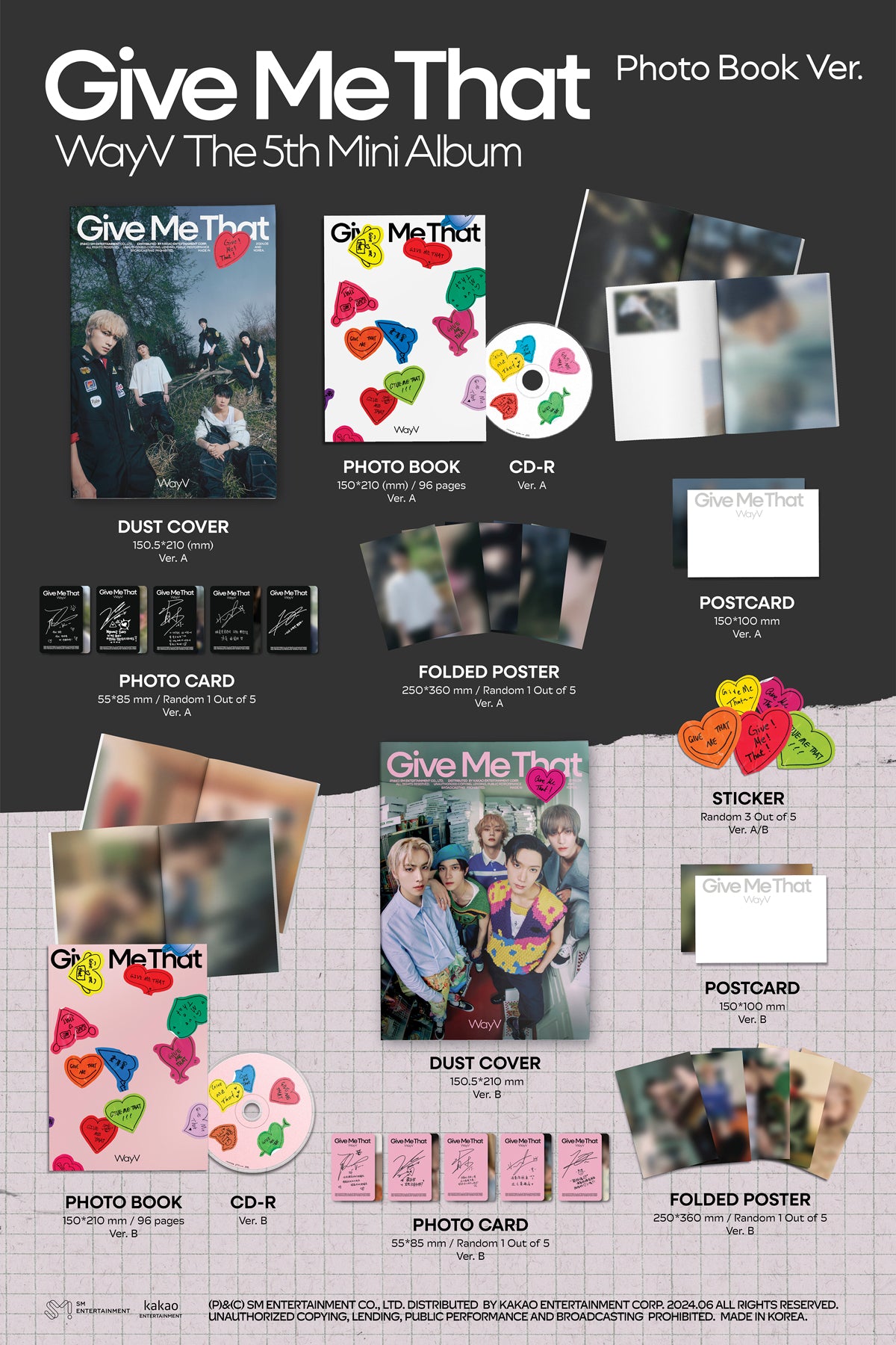 WayV - Give Me That - 5th Mini Album (Photobook Ver.)