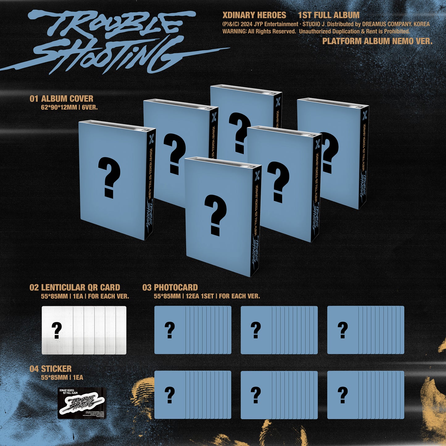 Xdinary Heroes - Troubleshooting - 1st Album (Platform Ver.)