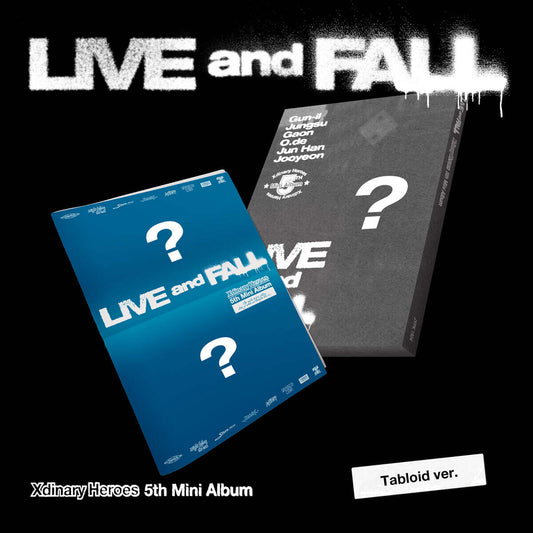 Xdinary Heroes - LIVE and FALL - 5th Mini Album (Tabloid Ver.)