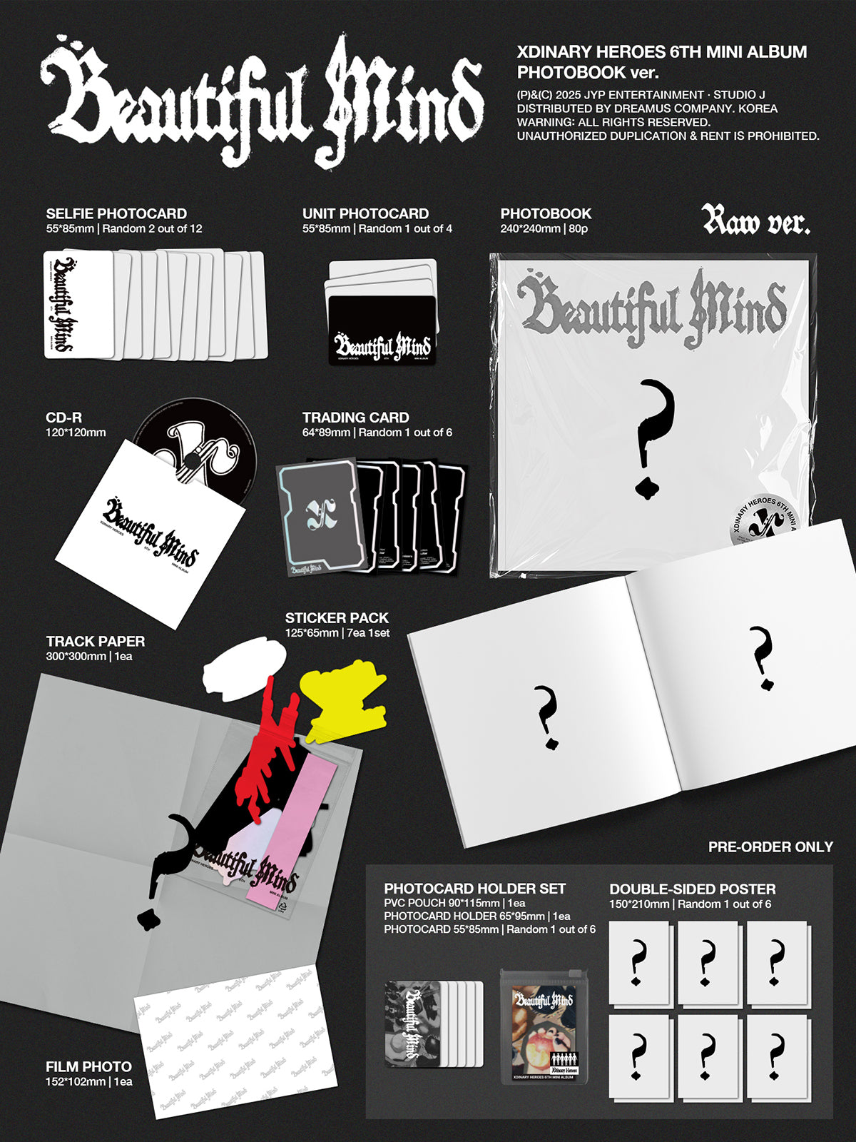 Xdinary Heroes - Beautiful Mind - 6th Mini Album