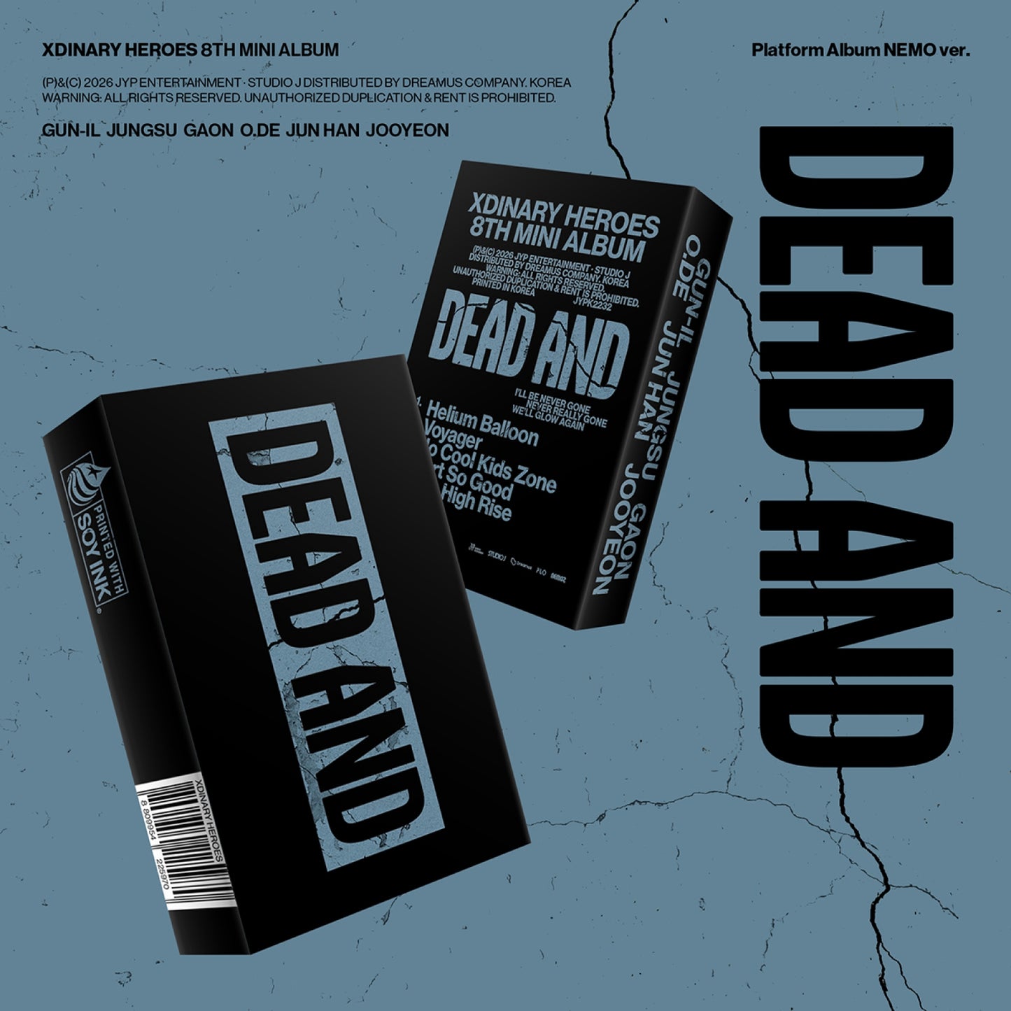 Xdinary Heroes - DEAD AND - 8th Mini Album (Platform Ver.)