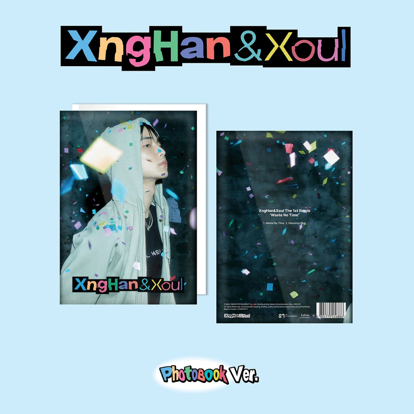 XngHan&Xoul - WASTE NO TIME - 1st Single Album (Photobook Ver.)