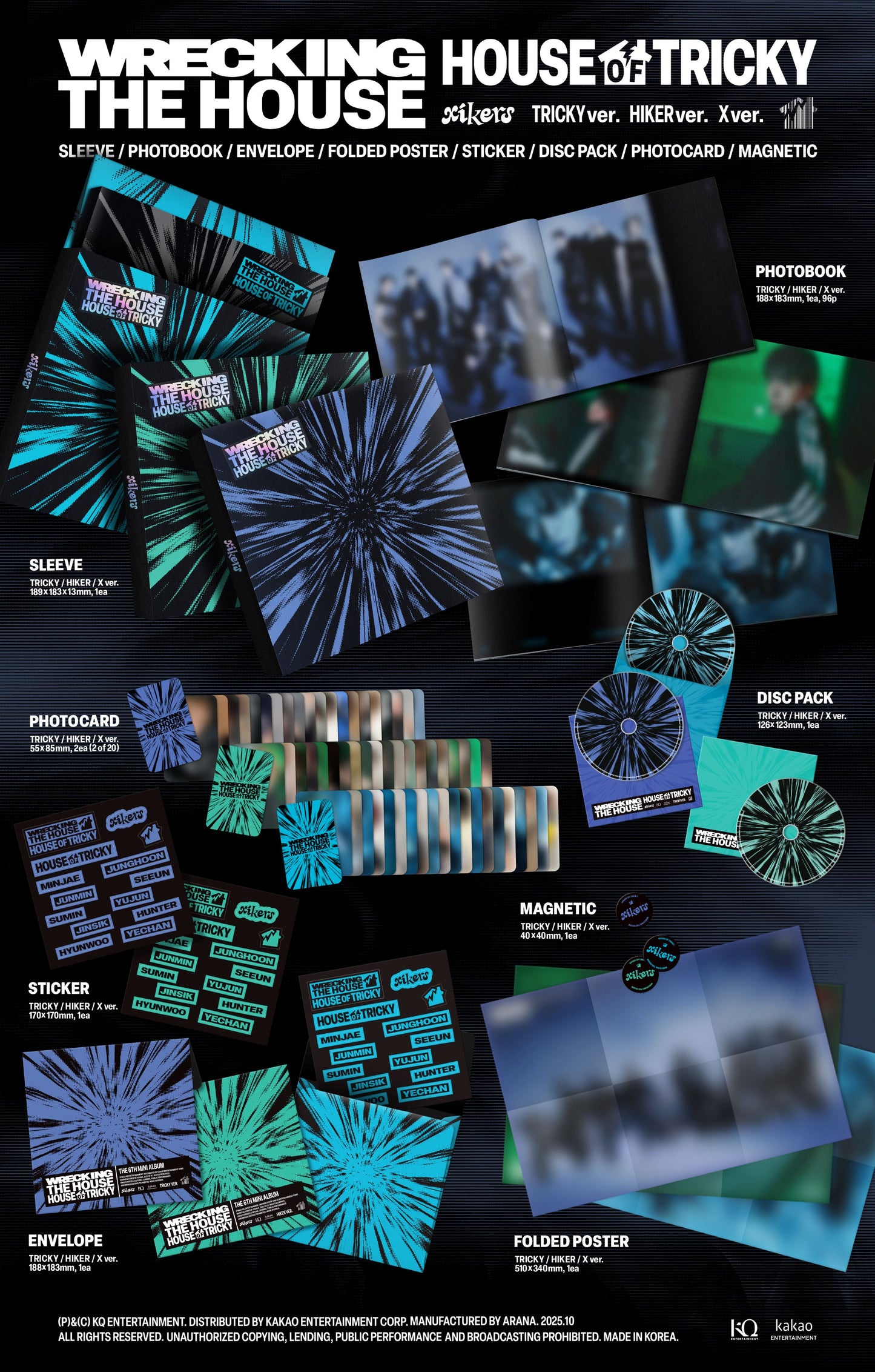 xikers - HOUSE OF TRICKY : WRECKING THE HOUSE (Standard Ver.)